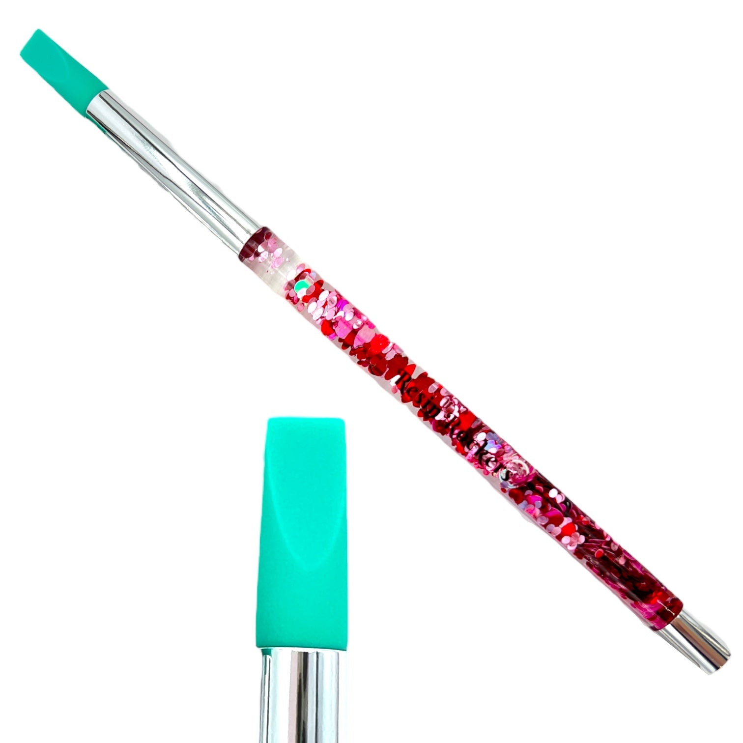 Reusable Silicone Snow Globe Glitter Brushes