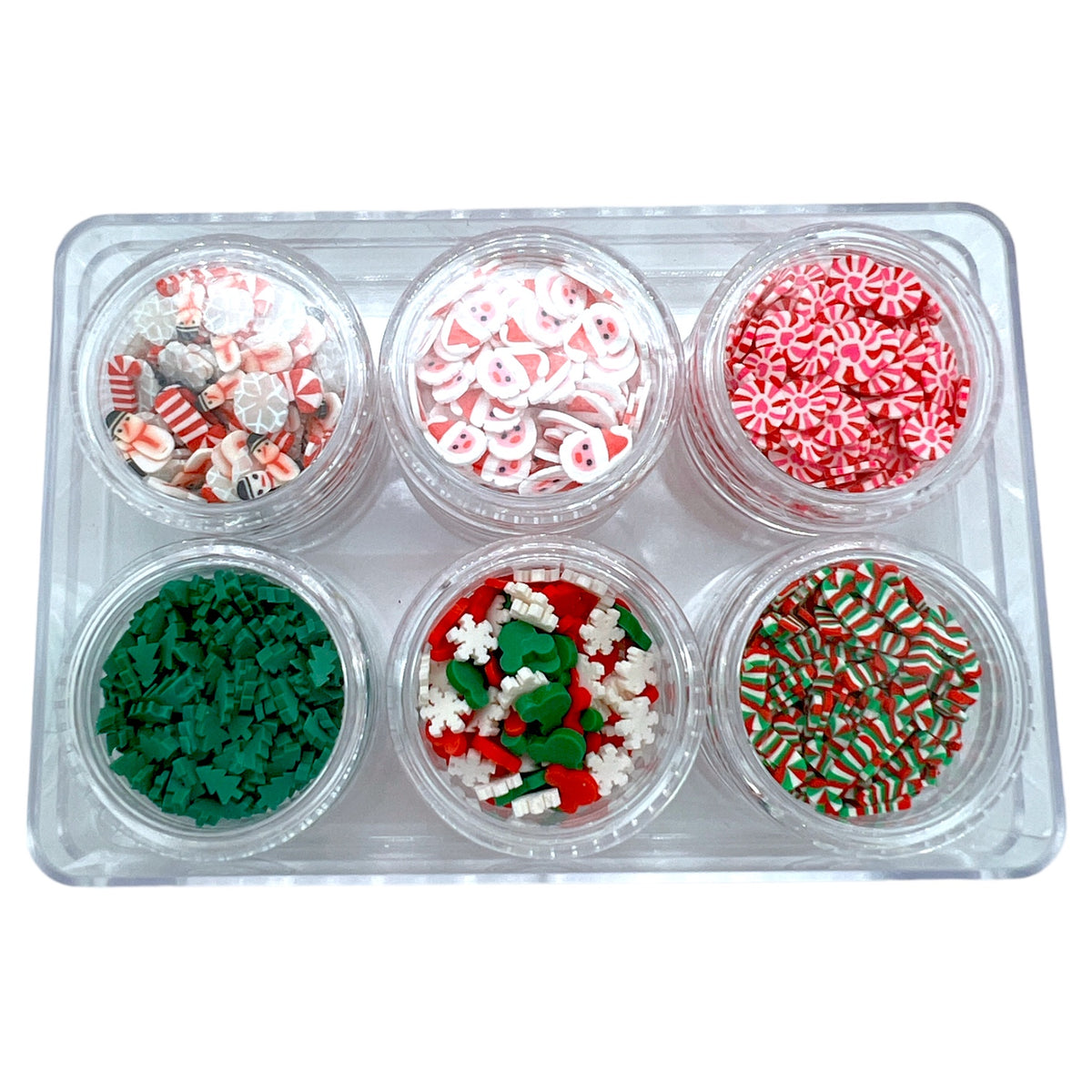 Santa Baby Combo Set of Polymer Clay Pieces for Epoxy and UV Resin Art