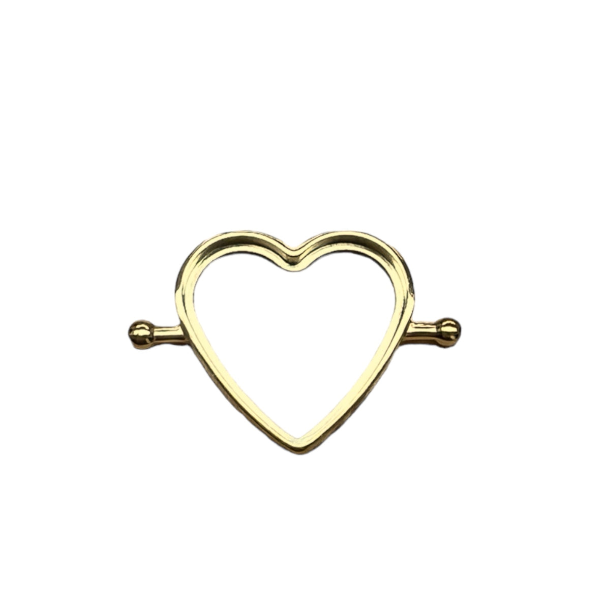CONQUERing Heart Shaped Blank Element for DIY Silver or Gold Jewelry