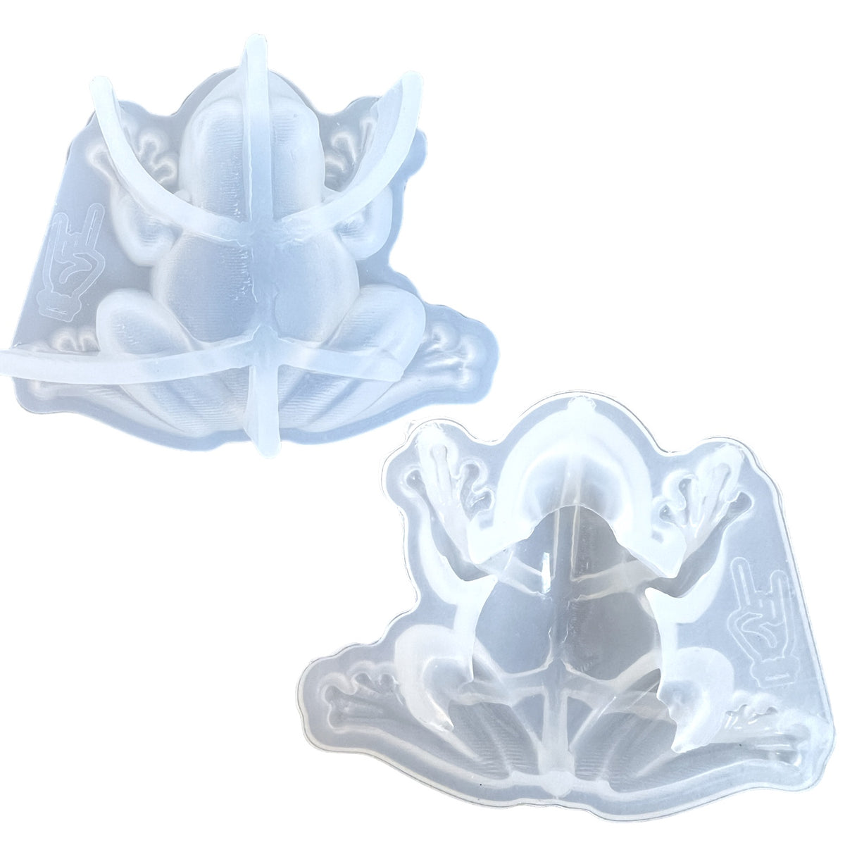 Resin Rockers Exclusive 3D Mini Puddles the Frog Mold for UV and Epoxy Resin Art