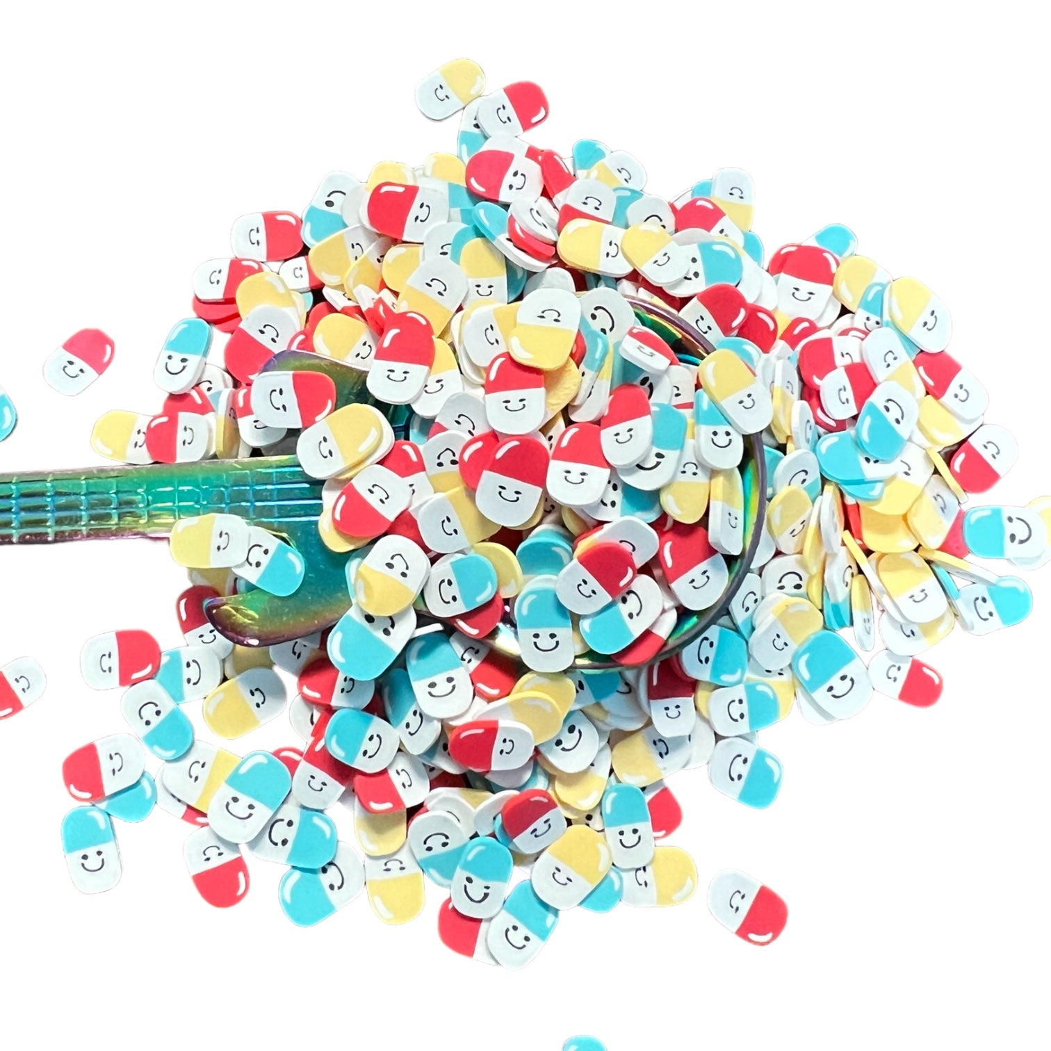 Happy Pills Polymer Clay Pieces