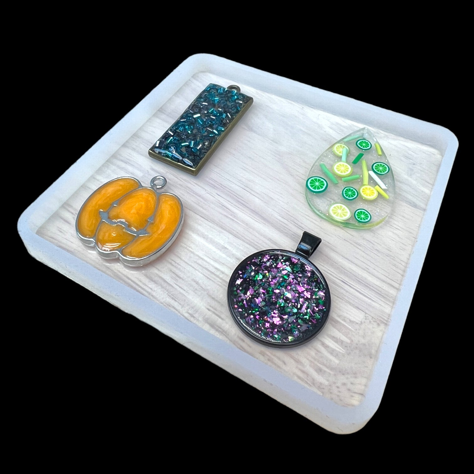 Stay Put Tray Mold for Backless Bezel UV Resin Jewelry