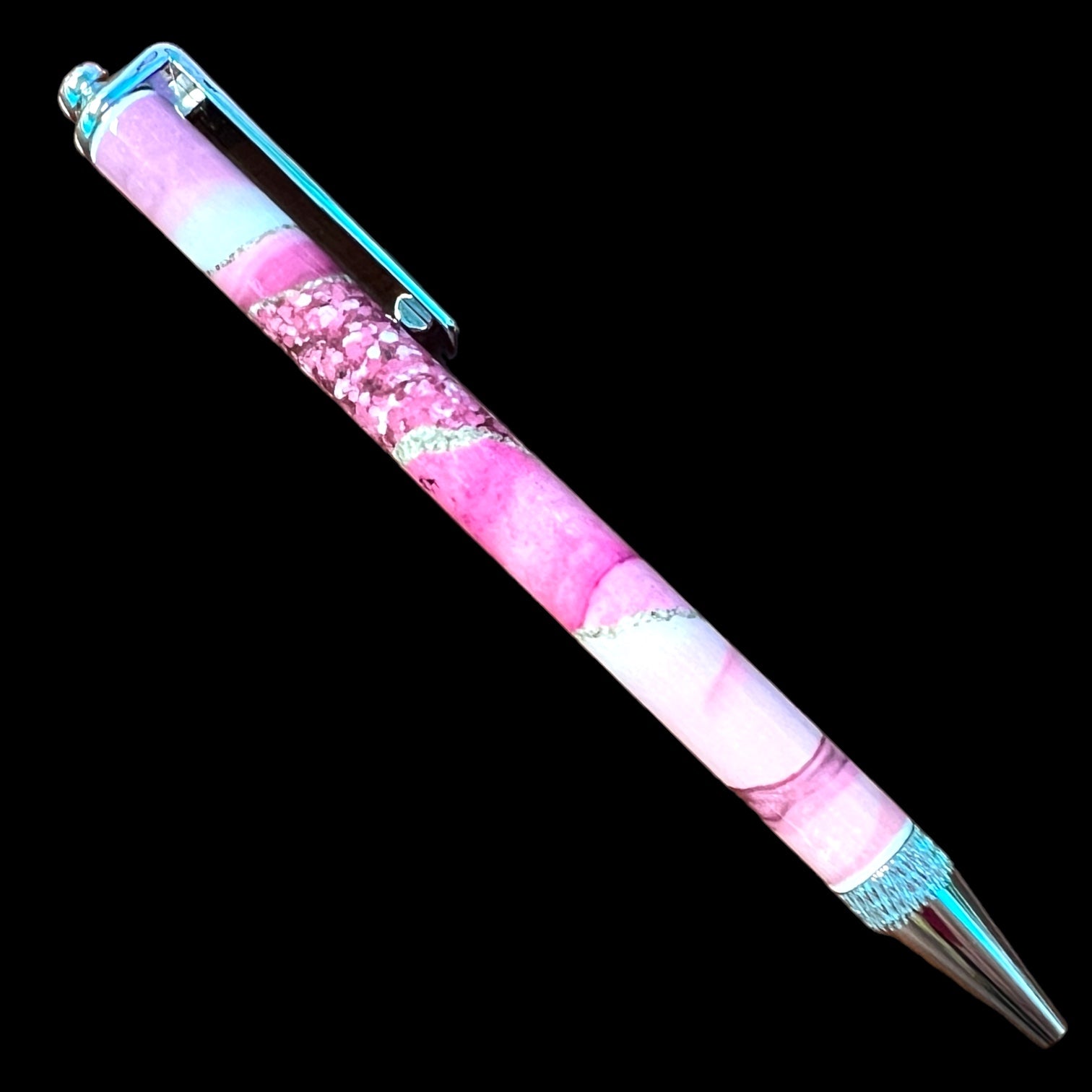 10 Pack Stainless Steel Sublimation Ballpoint Pen Blank With Clip and Sleeve Silver or Rose Gold