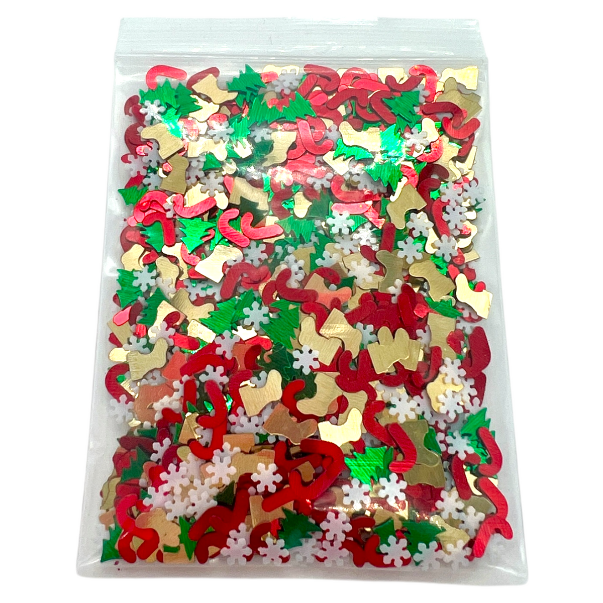 Christmas Cheer Holographic Glitter Shape