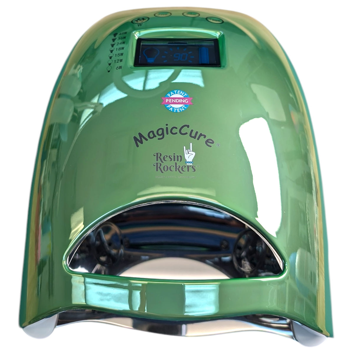 PREORDER Limited Edition Metallic Green Goddess Resin Rockers MagicCure® LED 360 Curing Lamp for UV Resin MC1100