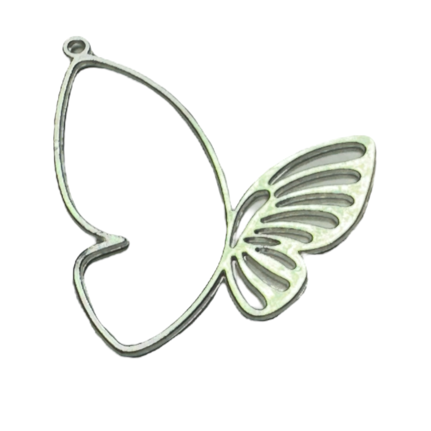 10 Pack of Butterfly Earring or Pendant Blanks in Gold or Silver