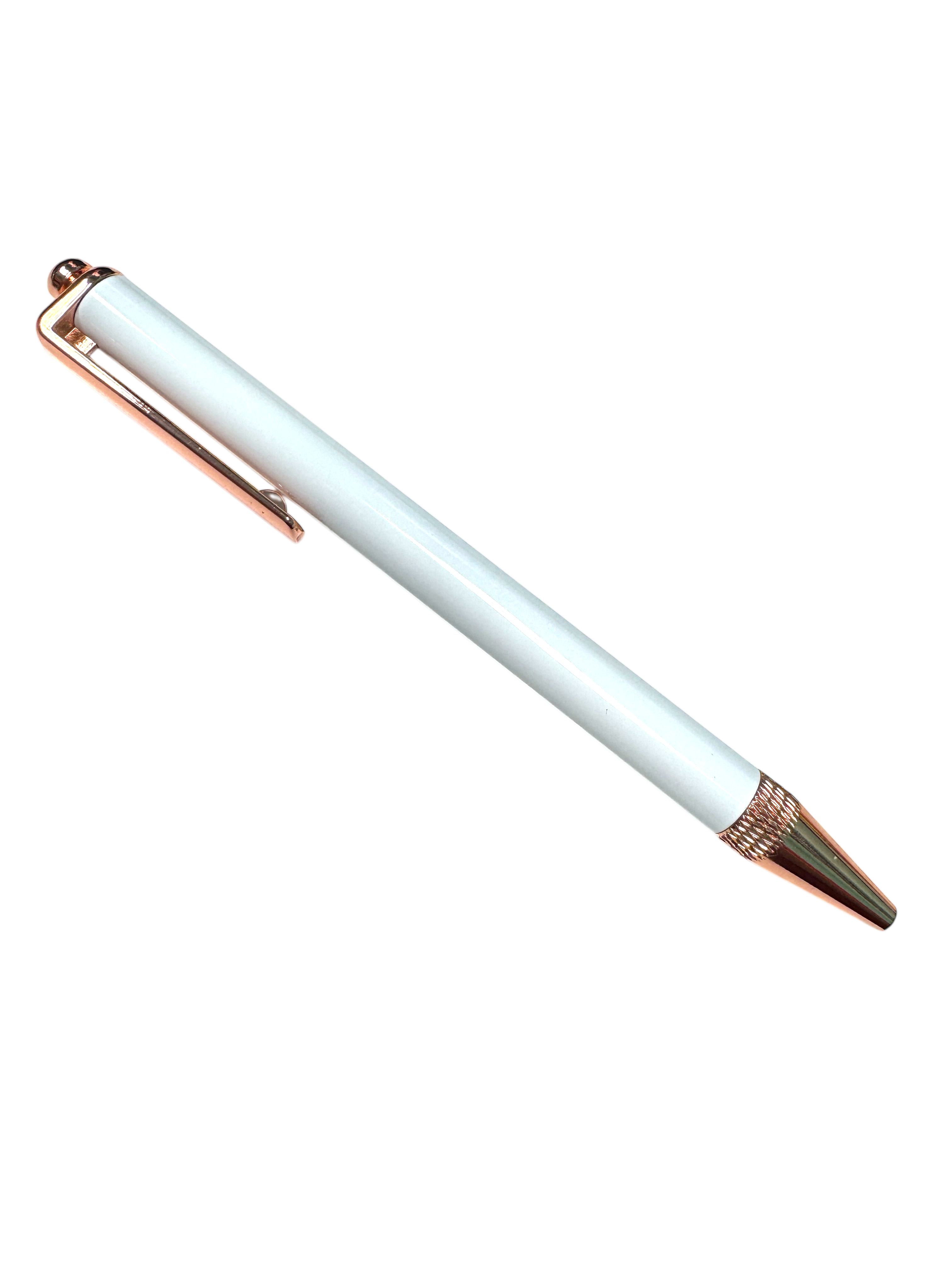 10 Pack Stainless Steel Sublimation Ballpoint Pen Blank With Clip and Sleeve Silver or Rose Gold