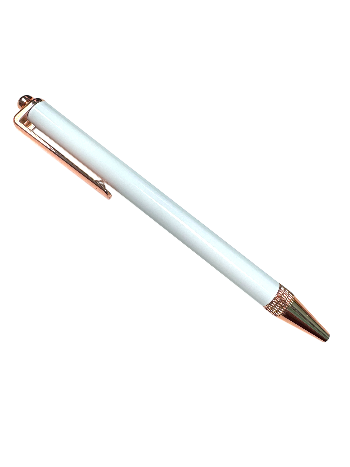 10 Pack Stainless Steel Sublimation Ballpoint Pen Blank With Clip and Sleeve Silver or Rose Gold