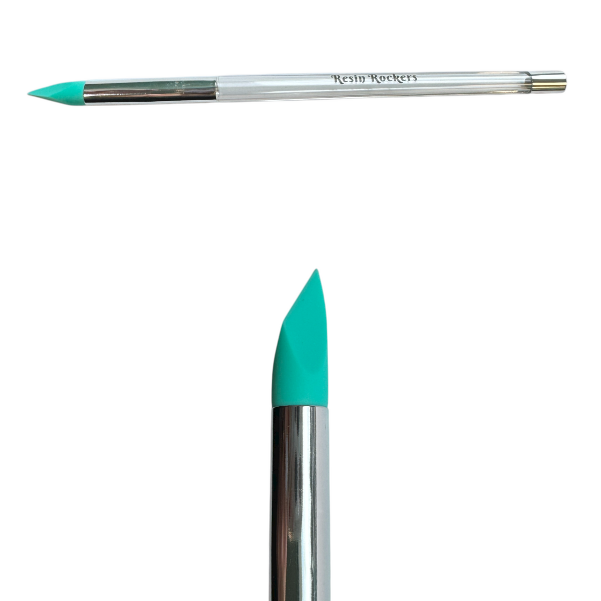 Blank Reusable Silicone Snow Globe Glitter Brushes