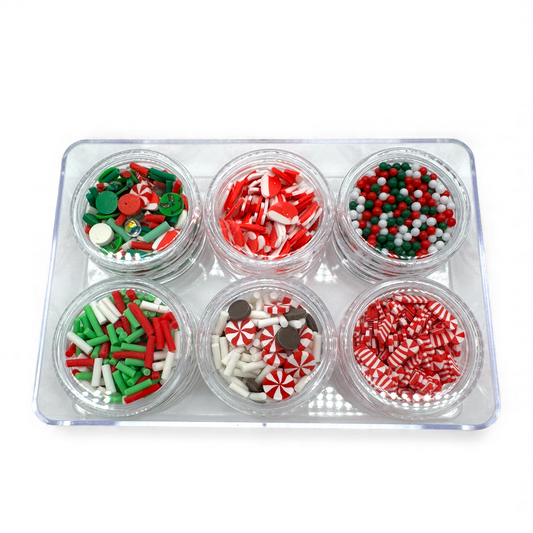 Christmas Is Coming Sooner Than You Think Combo Set of Polymer Clay Pieces