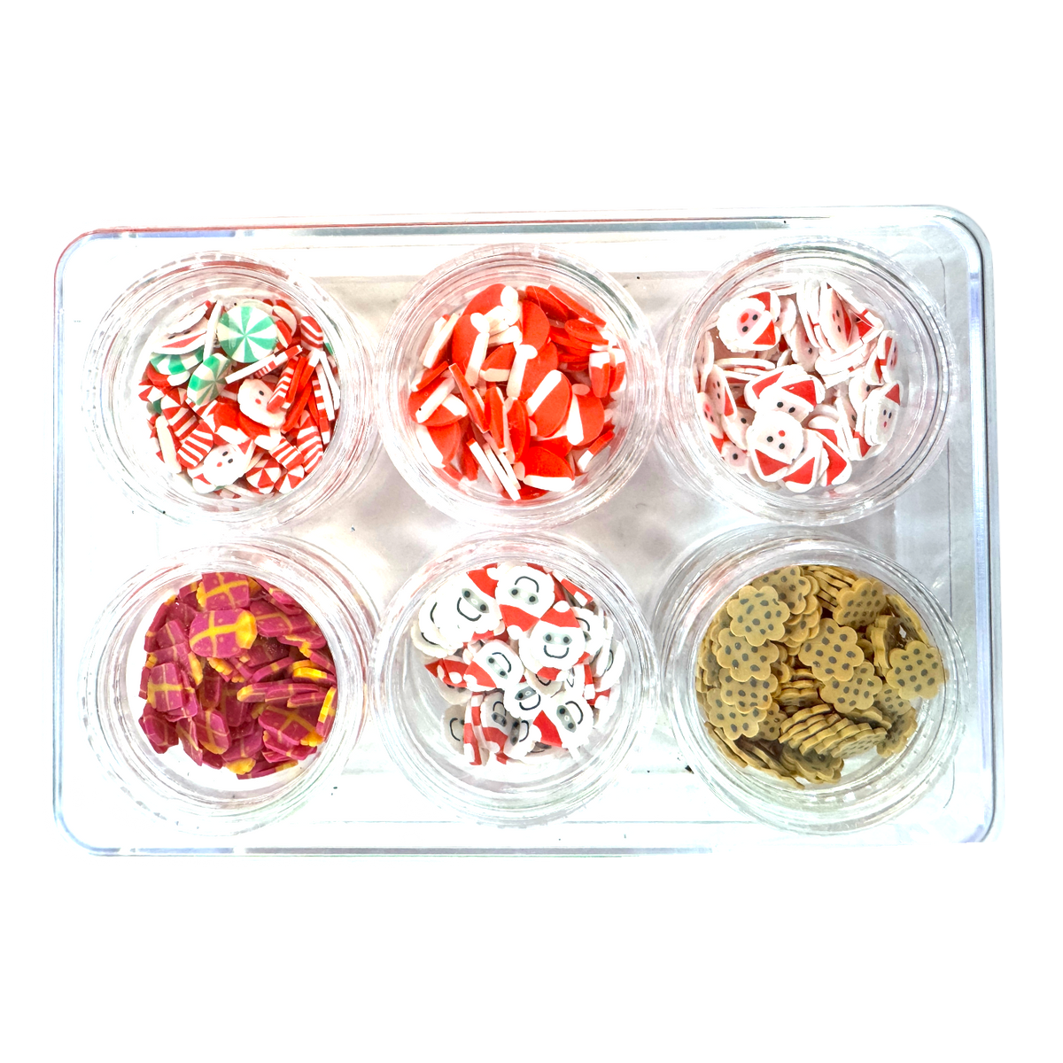 Santa Baby Combo Set of Polymer Clay Pieces