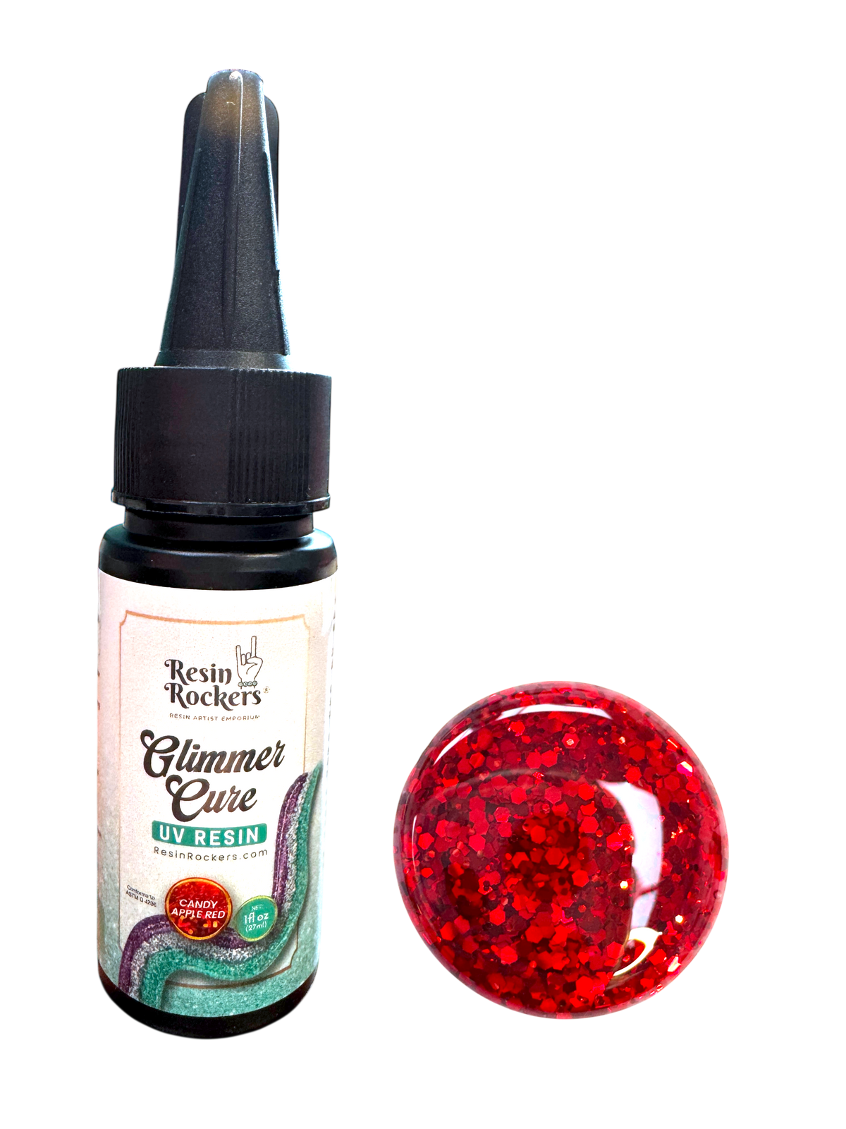 Glimmer Cure Glitter UV Resin Hard Type™️ - Individual Bottles Only