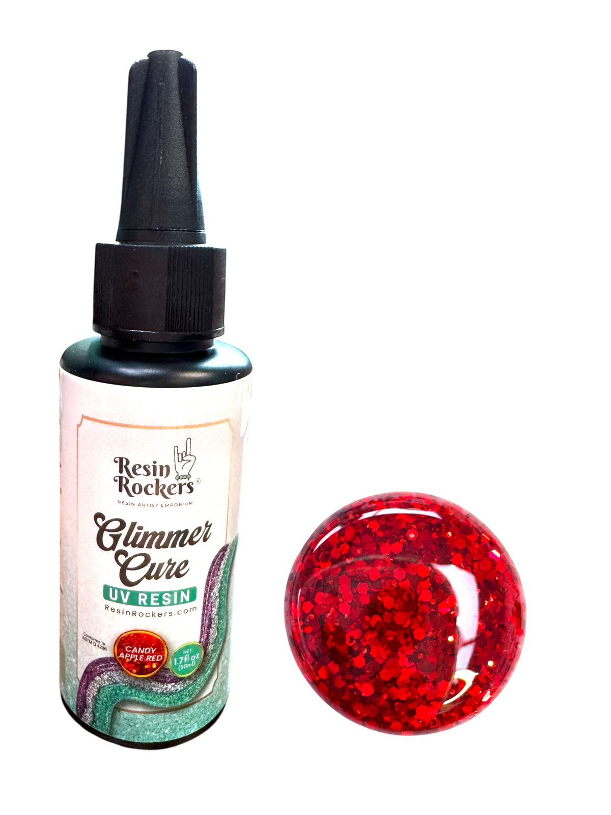 Glimmer Cure Glitter UV Resin Hard Type™️ - Individual Bottles Only