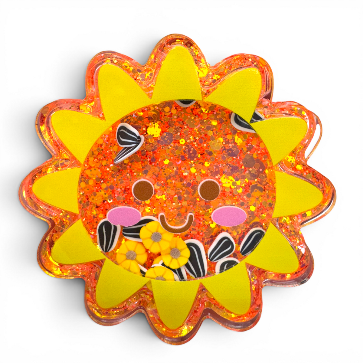 Sun Snow Globe Shaker Blank Kit