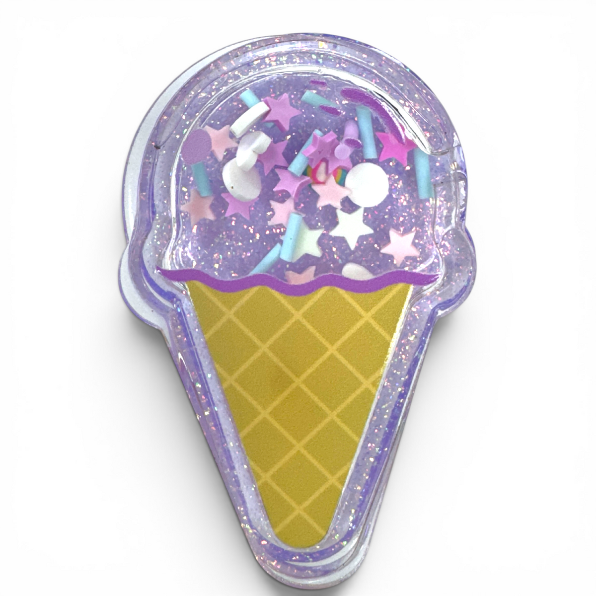 Ice Cream Cone Snow Globe Shaker Blank Kit