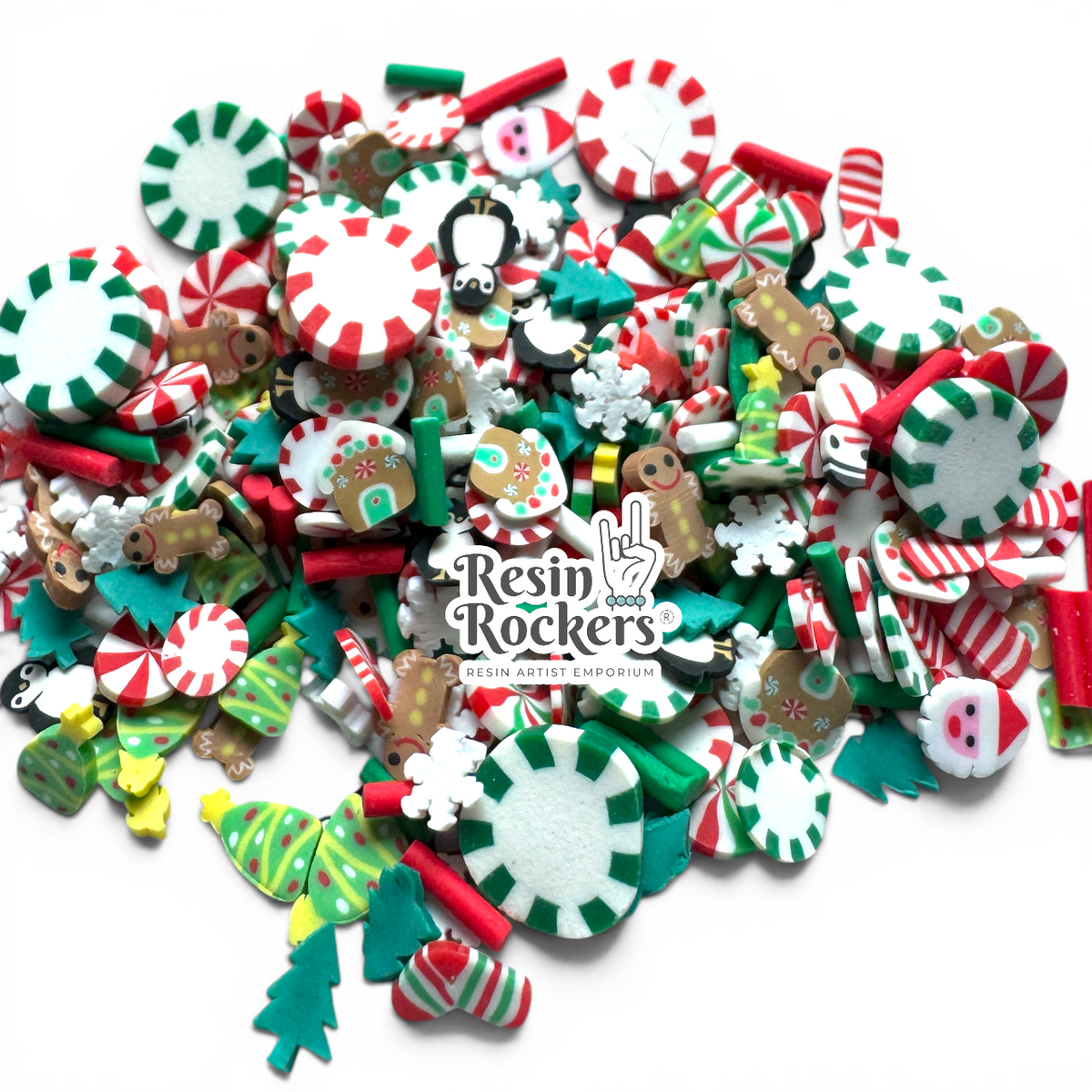 Holiday Treats and Sweets Party Polymer Clay Piece Mix