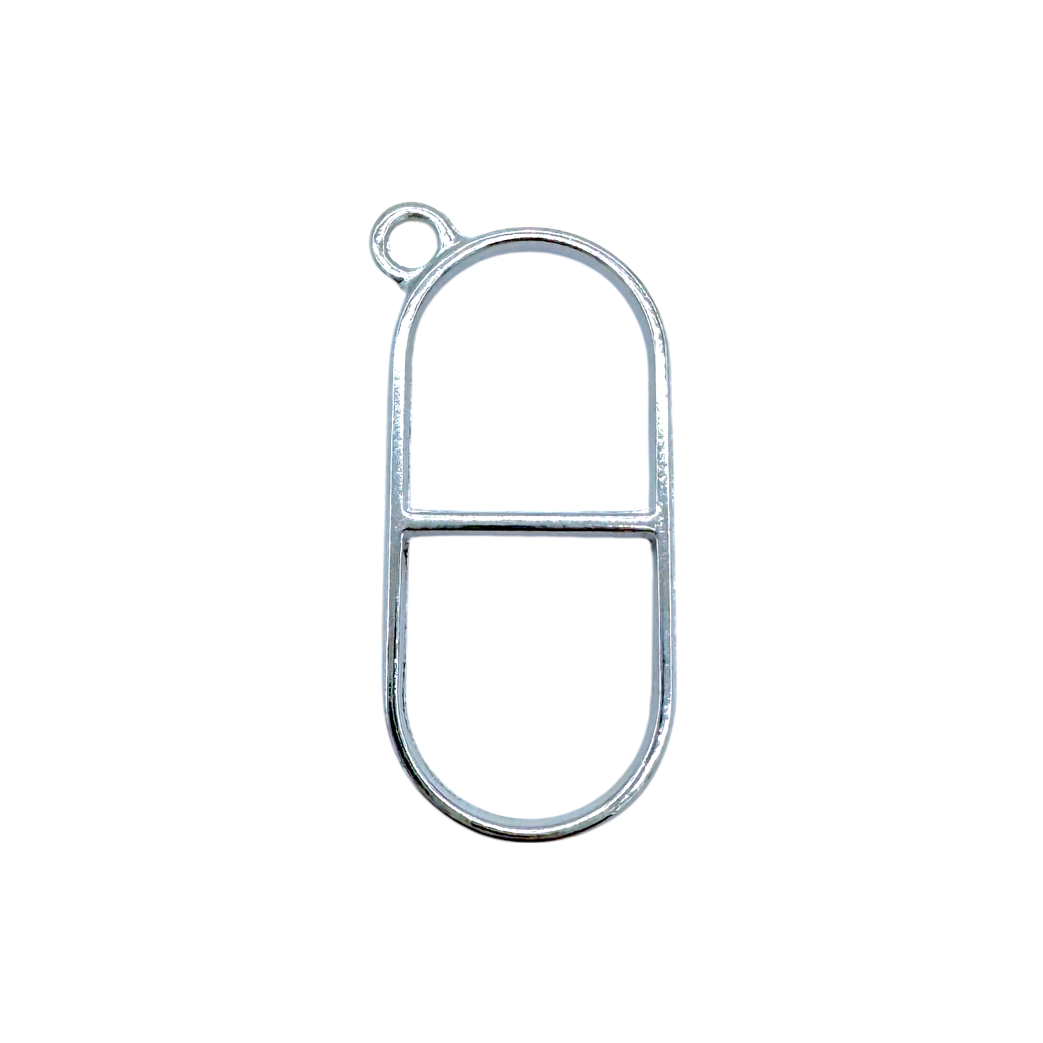 10-Pack of Pill Open Back Pendant or Earring Bezel Blanks