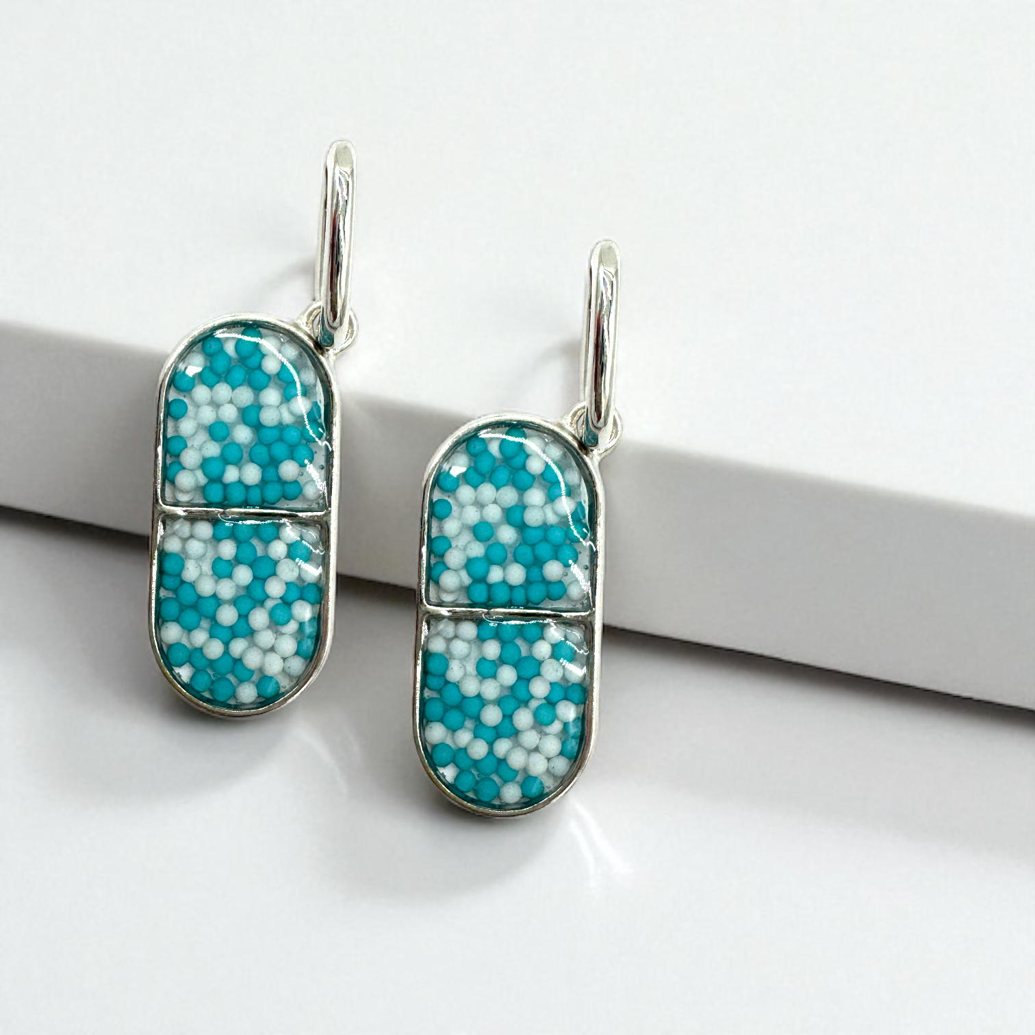 10-Pack of Pill Open Back Pendant or Earring Bezel Blanks