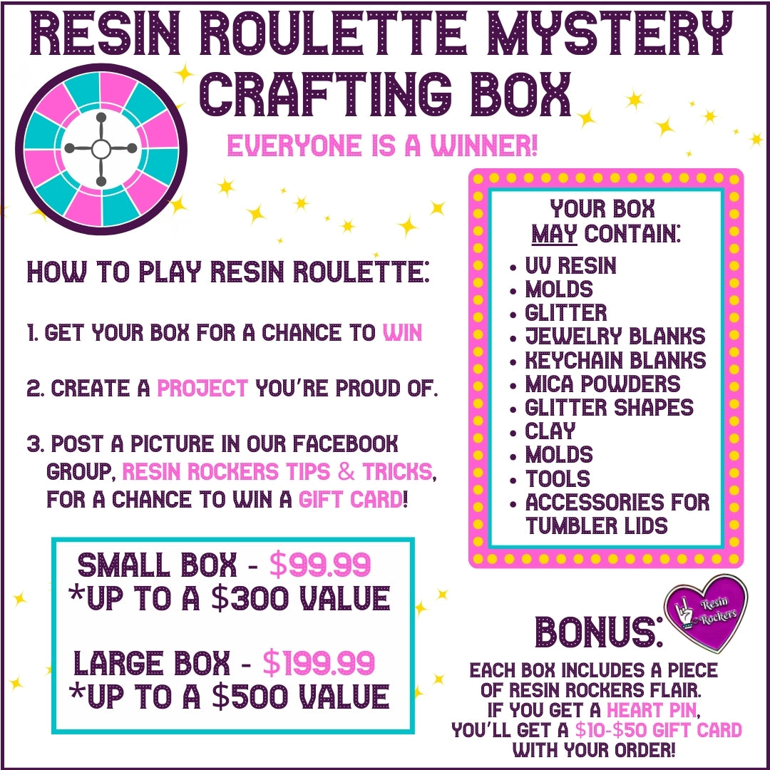 Resin Roulette Mystery Crafting Supply Box