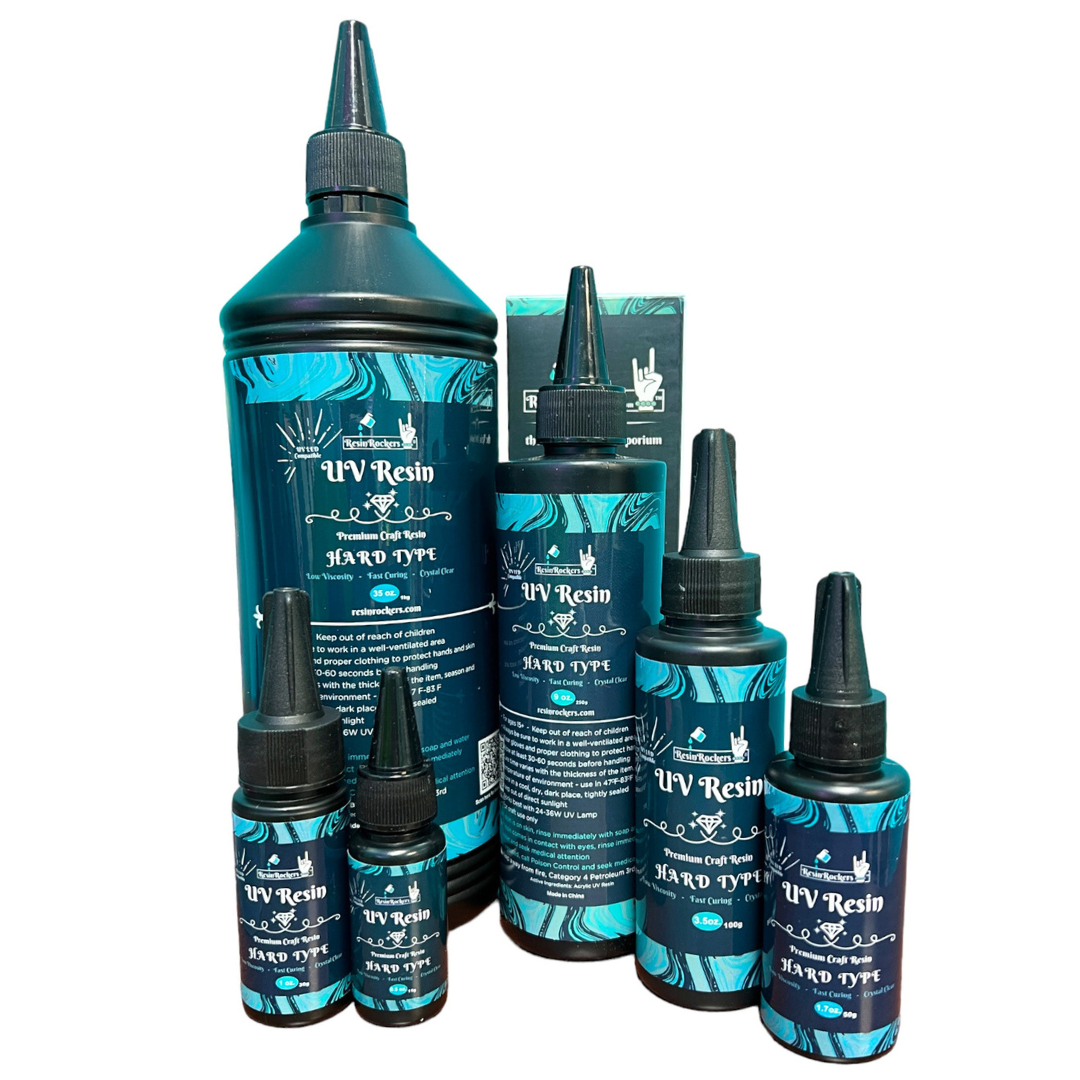 UV Resin Original Crystal Clear Hard Type Ultra Fast Curing - Resin Rockers