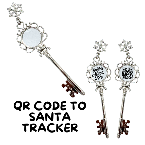 Santa Magic Key Blanks Double Sided with Santa Tracker Insert