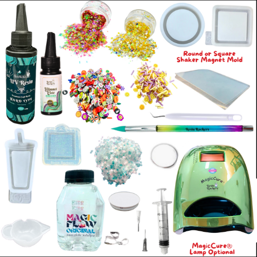 UV Resin Shaker Class Kit - FREE VIRTUAL CLASS ON YOUTUBE