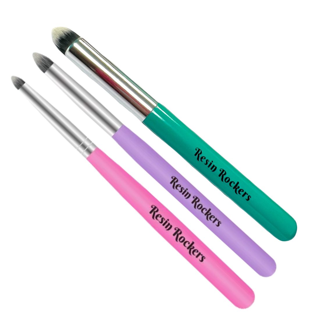 Pigment Brushes for Templates - 3 Sizes