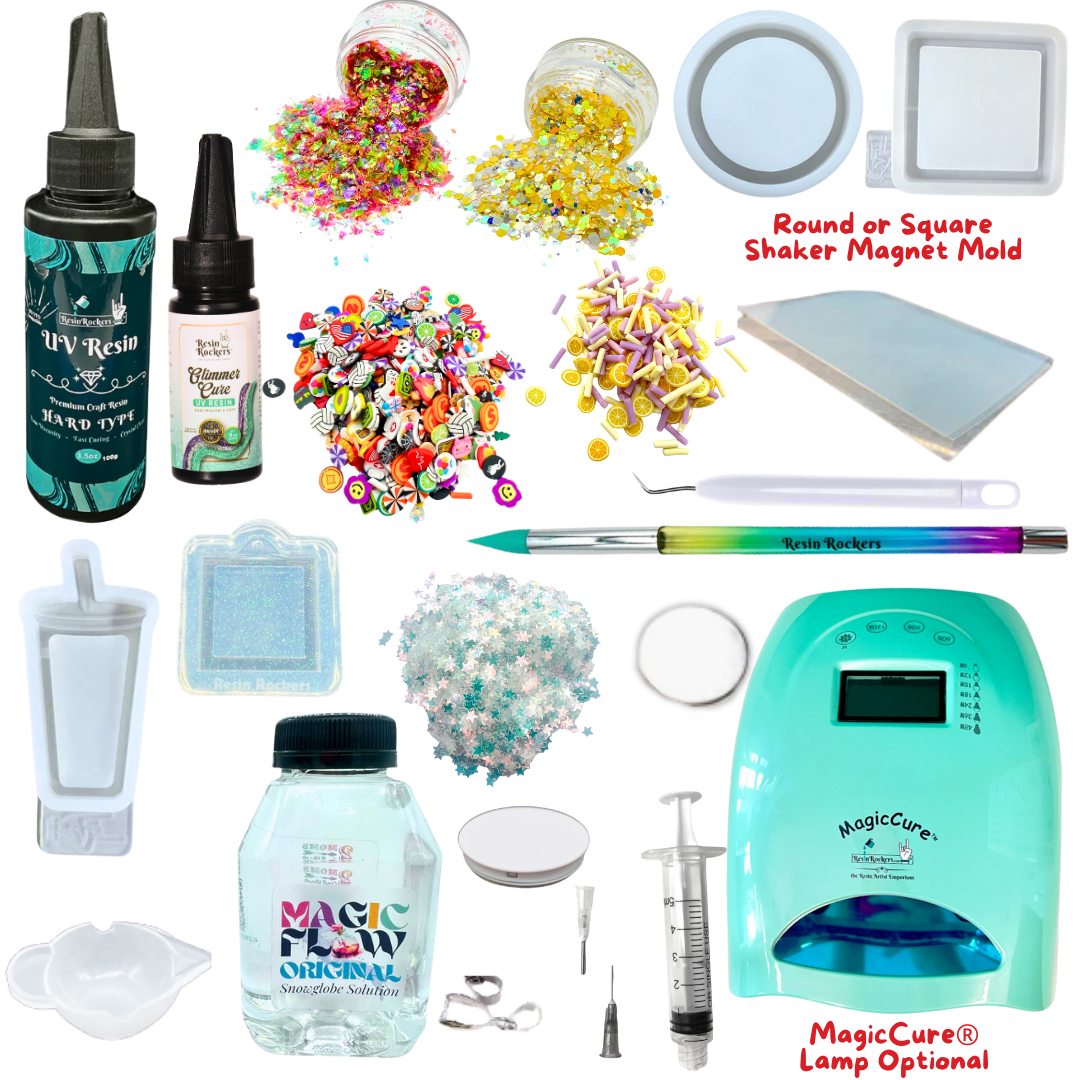 UV Resin Shaker Class Kit - FREE VIRTUAL CLASS ON 5/29/2025