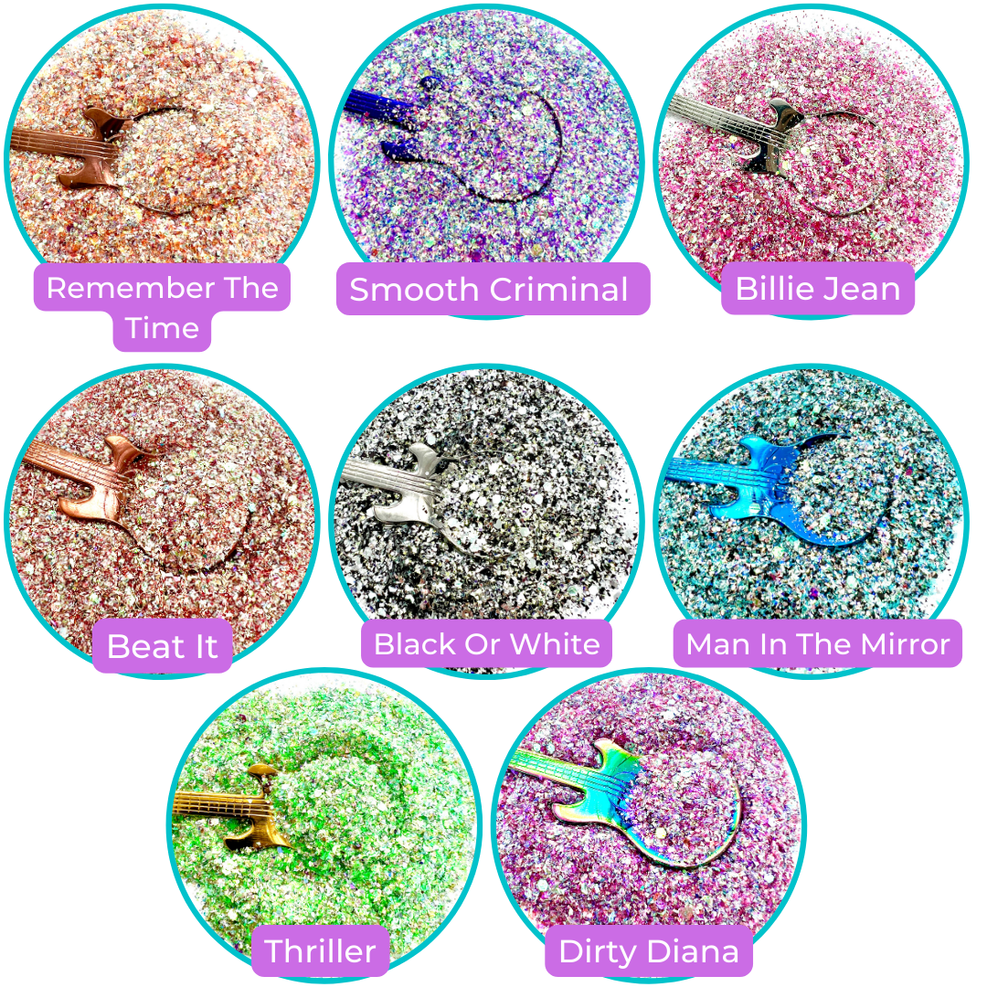 Resin Rockers Exclusive Pop King Pixie for Poxy Chunky Glitter Mix Bundle