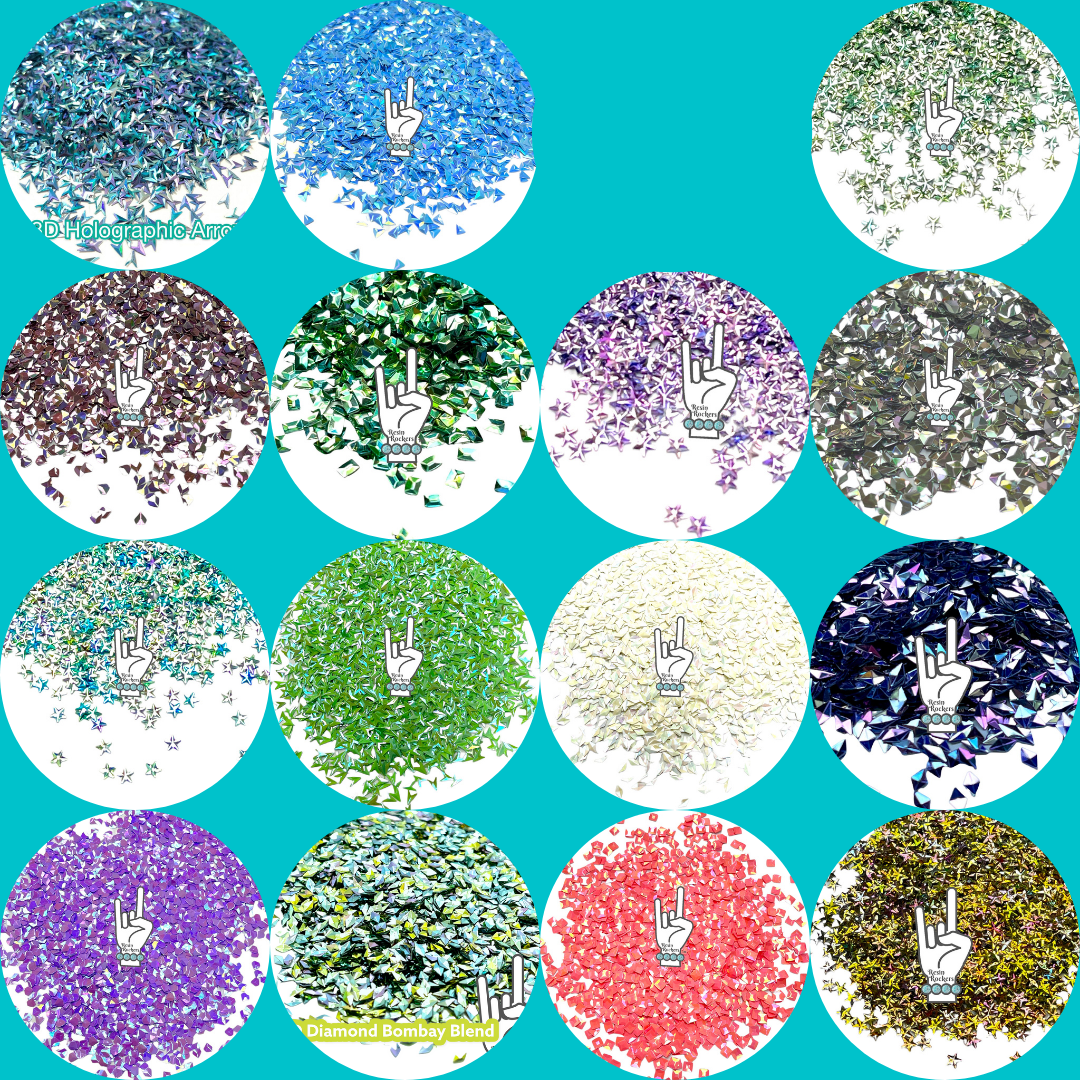 3D Glitter Bundle for UV and Epoxy Resin Art