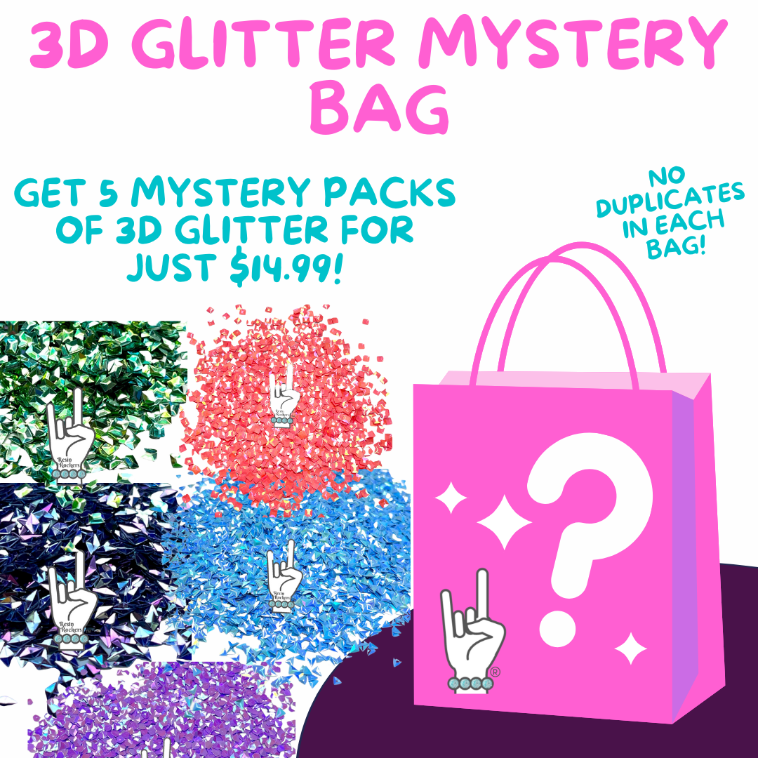 3D Glitter Mystery Bag