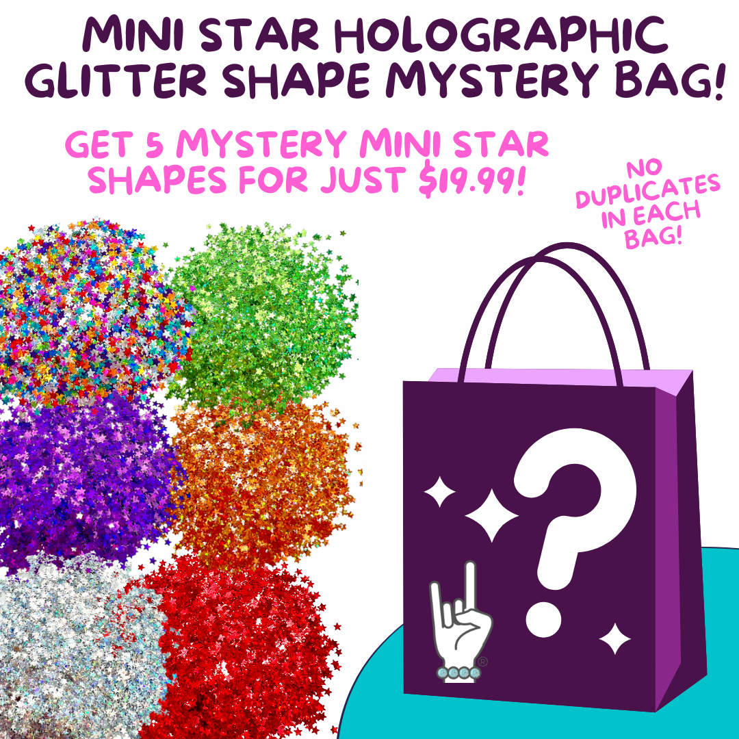 Mini Star Holographic Glitter Shape Mystery Bag