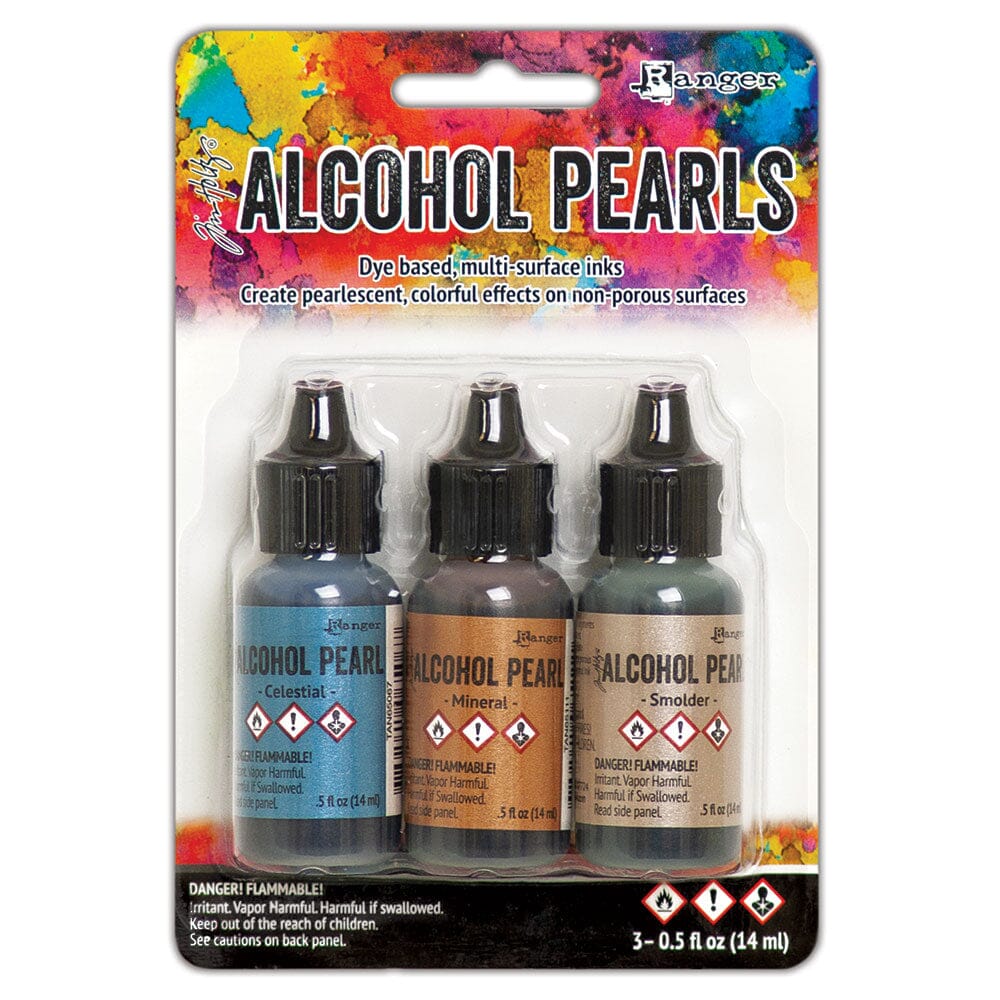 Ranger Tim Holtz Alcohol Pearl Kit 3 Packs- Multiple Options Available