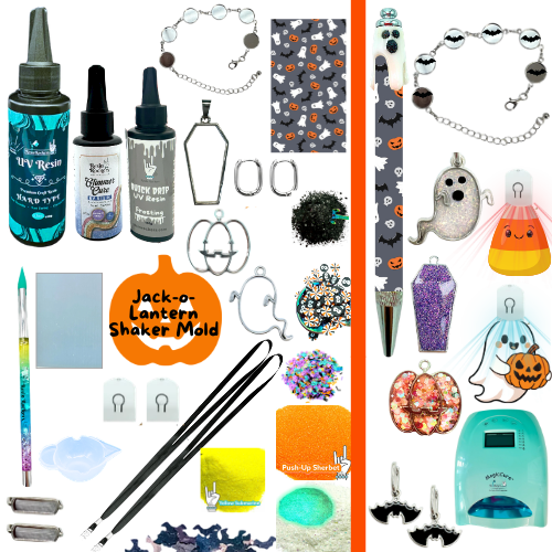 Trick or Treat Trinkets UV Resin Workshop Kit: FREE Class Included! (Pre-Order)