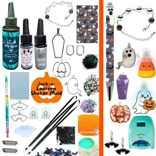 Trick or Treat Trinkets UV Resin Workshop Kit: FREE Class Included! (Pre-Order)