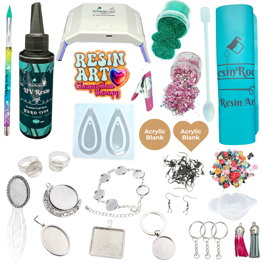 UV Resin Beginner&#39;s Class Kit - Virtual Class on 3/20/25