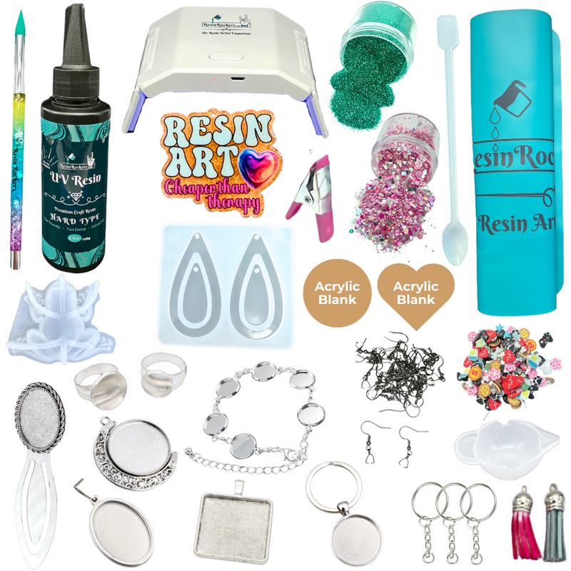 UV Resin Beginner's Class Kit - Virtual Class on 3/20/25