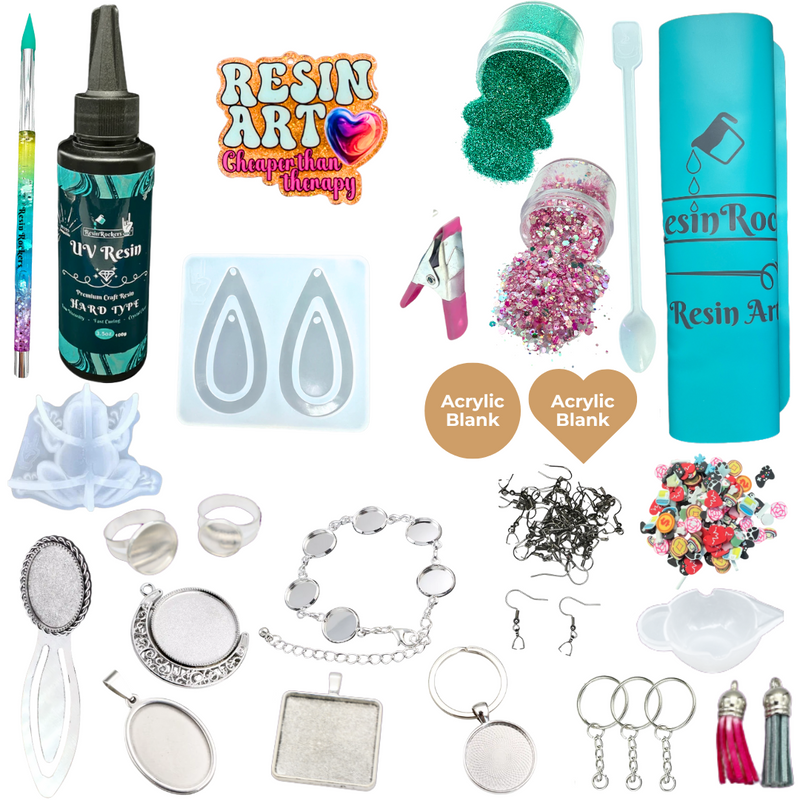 UV Resin Beginner's Class Kit - Virtual Class on 3/20/25