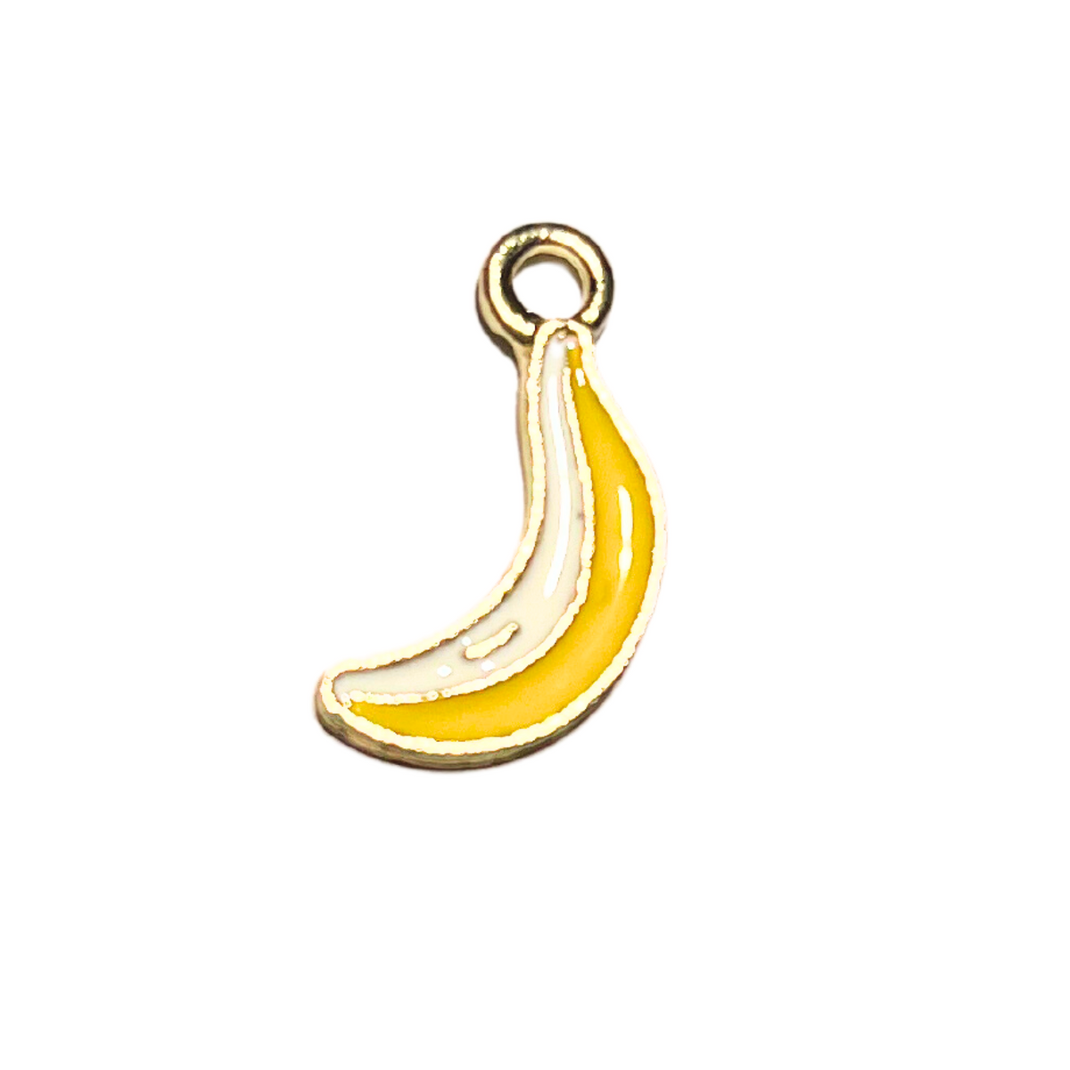 Enamel Banana Pen Charms - 10 Pack