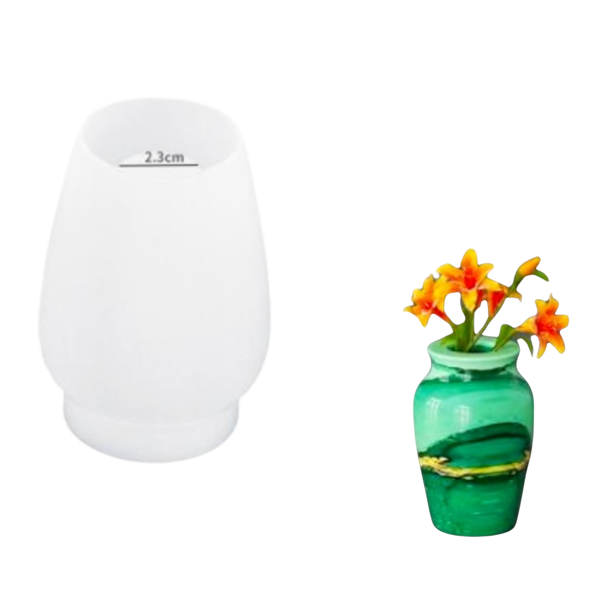 Set of 3 Mini Vase Molds