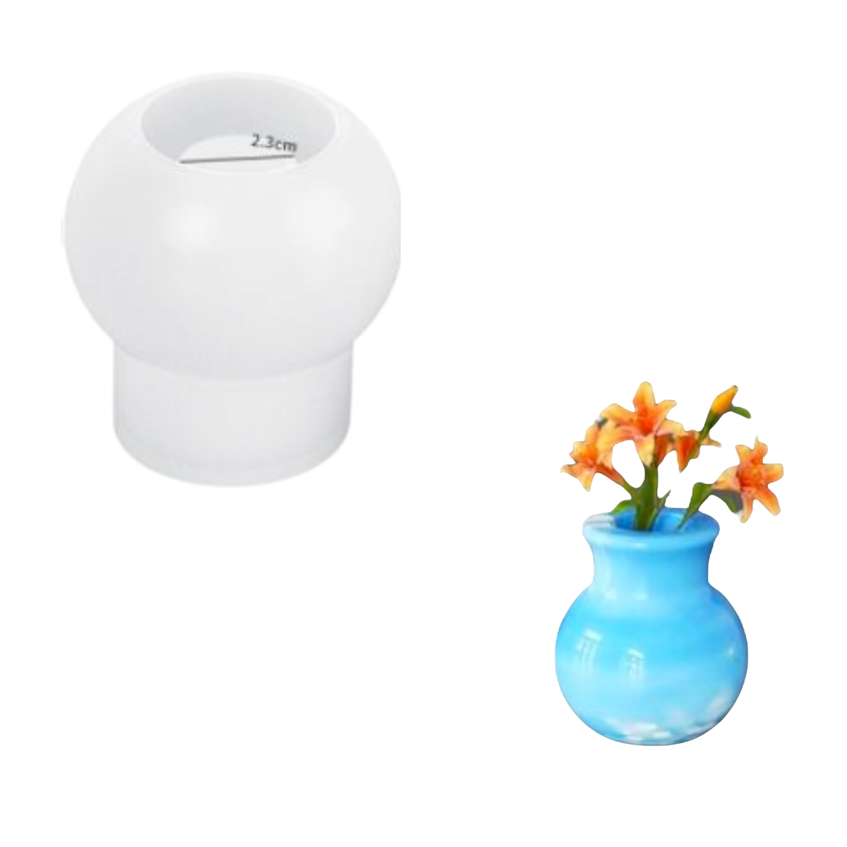 Set of 3 Mini Vase Molds