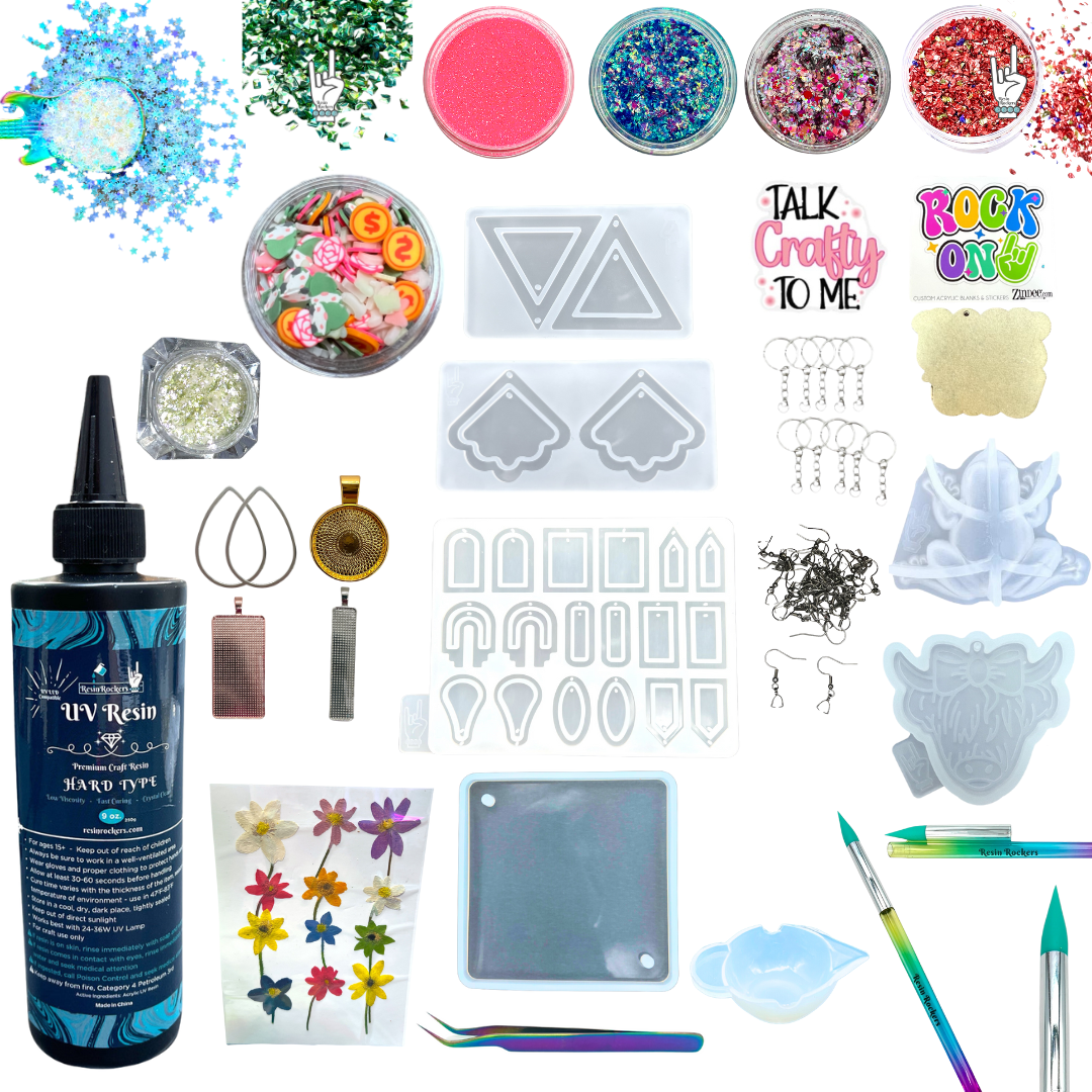 UV Resin Crafting Kit Gift Box