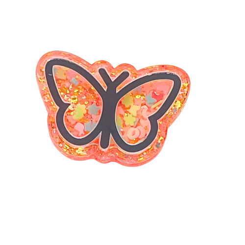 Butterfly Snow Globe Shaker Blank Kit w Decal