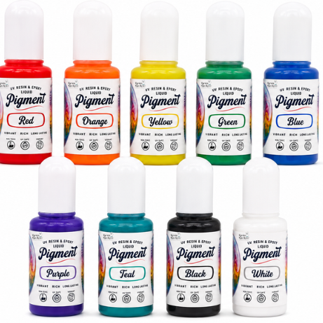 Liquid Pigment for UV Resin and Epoxy Resin - Individual bottles
