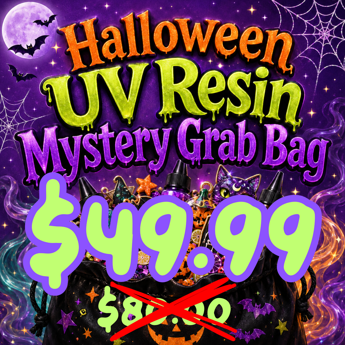 Halloween UV Resin Mystery Grab Bag
