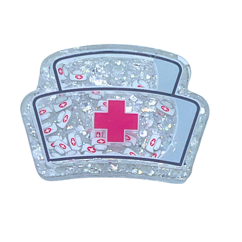 Nurse Hat Snow Globe Shaker Blank Kit w Decal