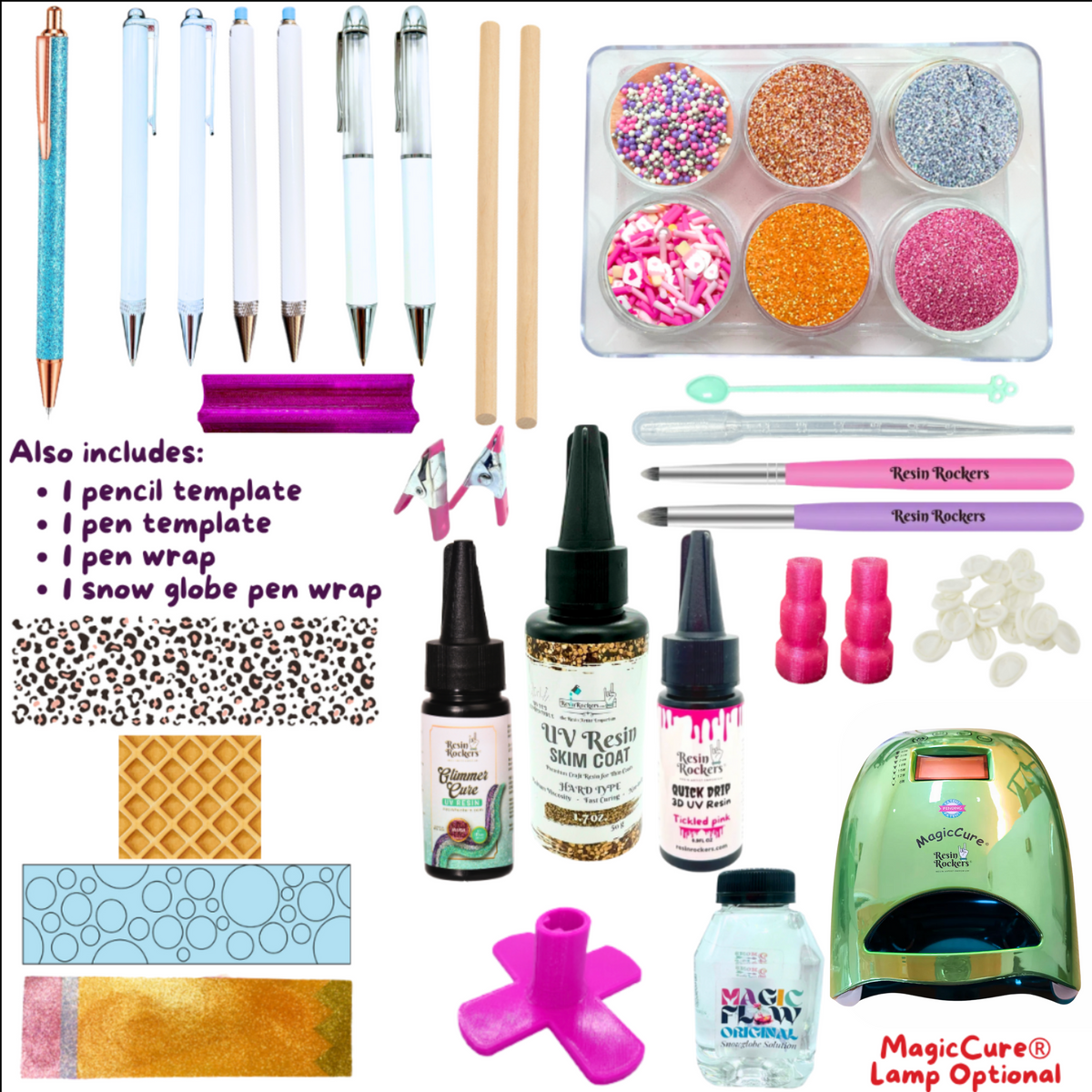UV Resin Pen and Pencil Class 2.0 Kit for FREE CLASS Thursday 7/24