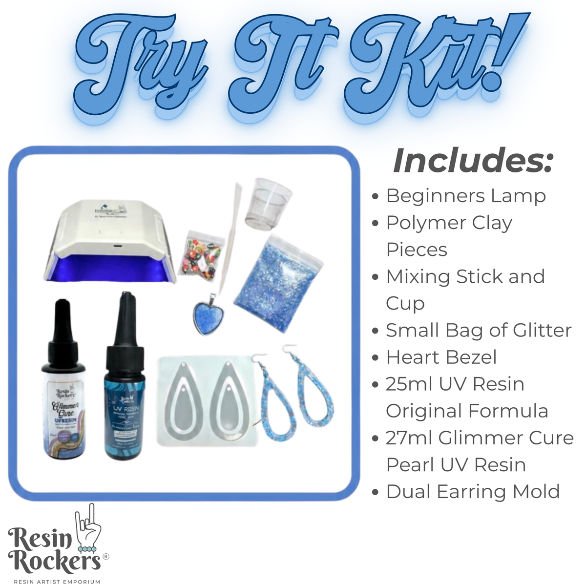 Try It Kit – Everything You Need to Start Creating with UV Resin!