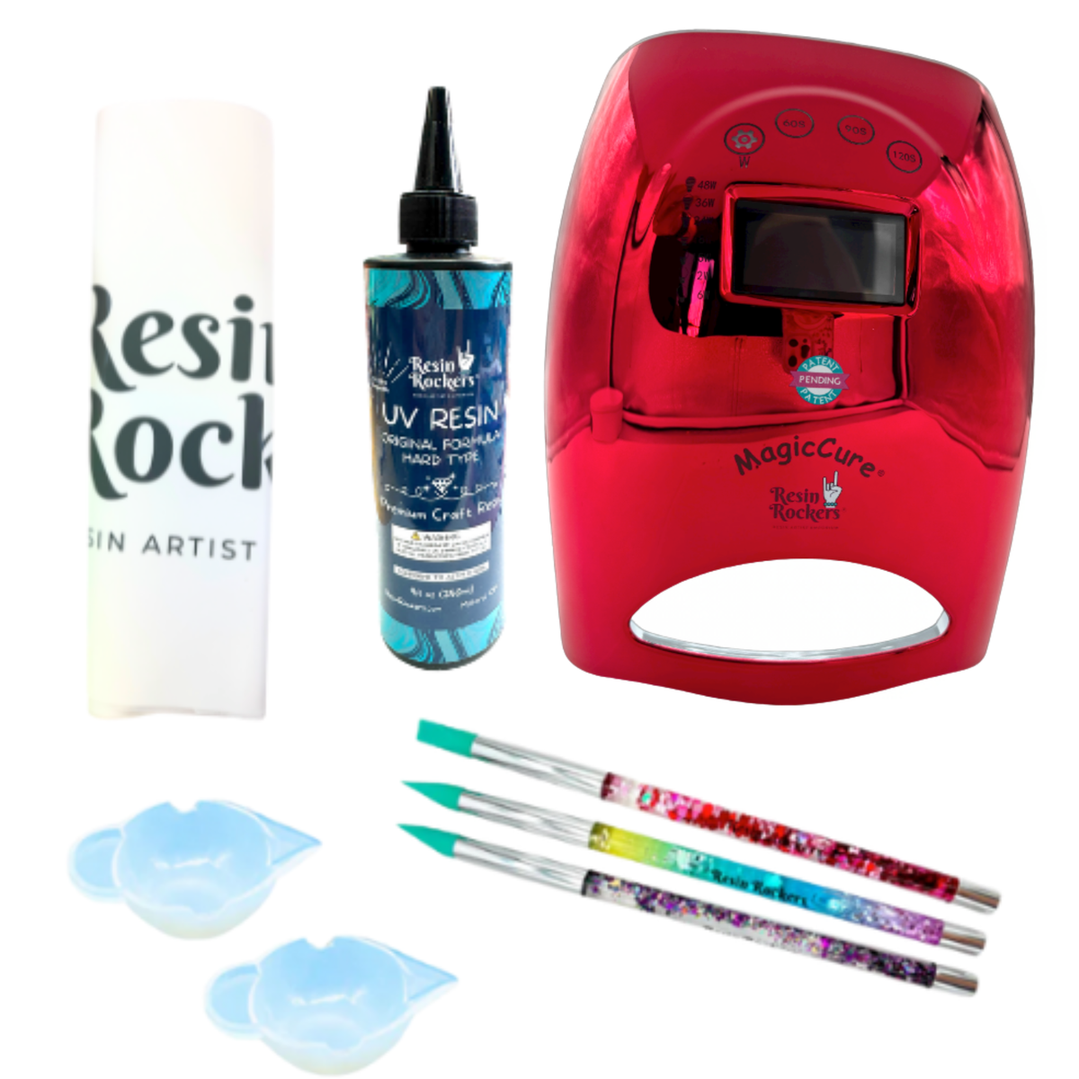 Ultimate UV Resin and Tools Starter Kit CANDY APPLE Version
