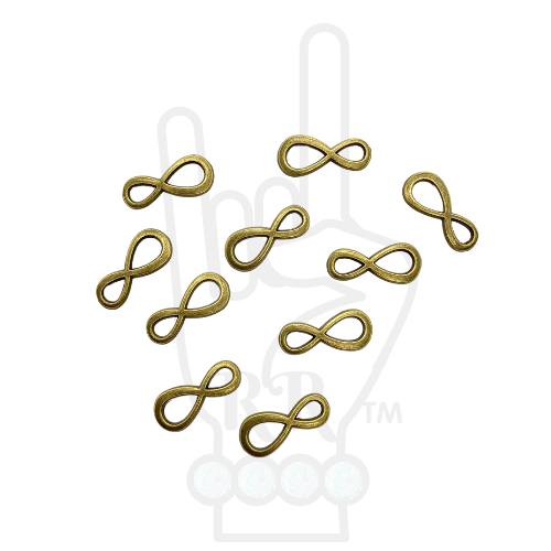 Mini Metal Infinity Symbol Inclusions (10 Pack)